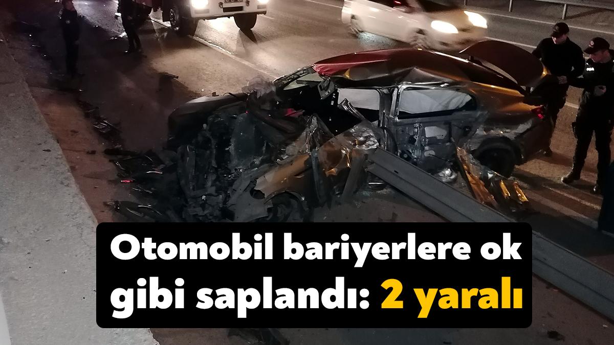  Kocaeli’nin Gebze ilçesinde sürücüsünün direksiyon hakimiyetini kaybetmesi neticesinde kontrolden çıkan