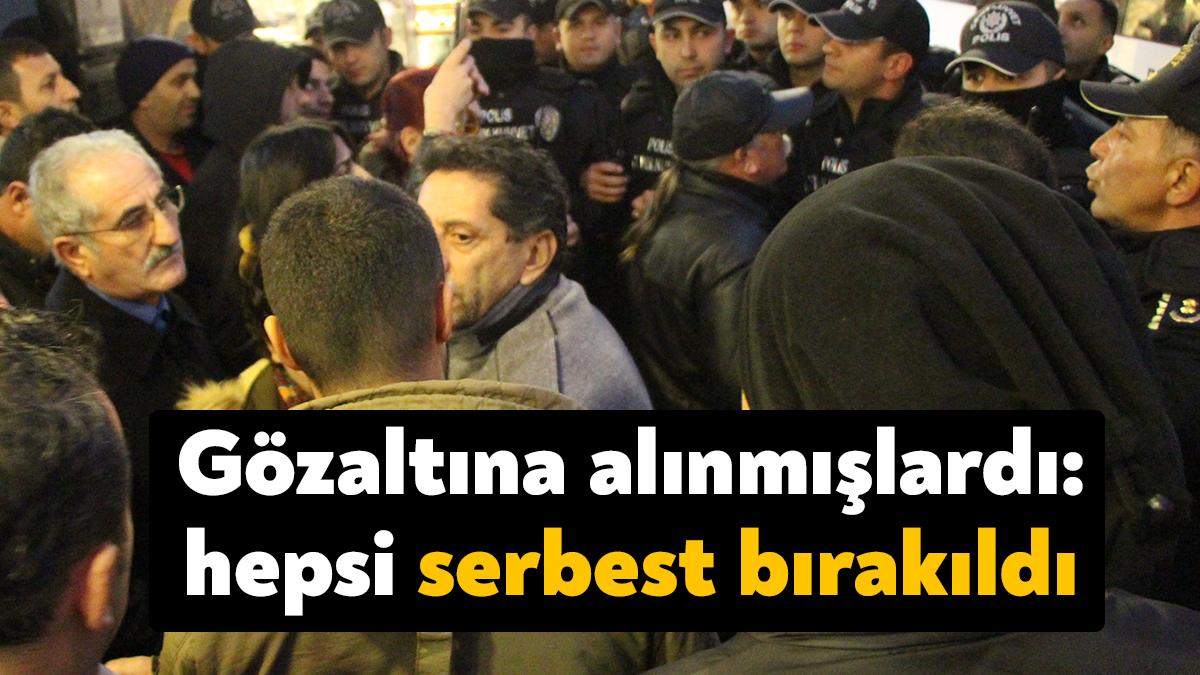 İstanbul’da İl Eş Başkanları’na tokat atılmasını protesto etmek isteyen HDP