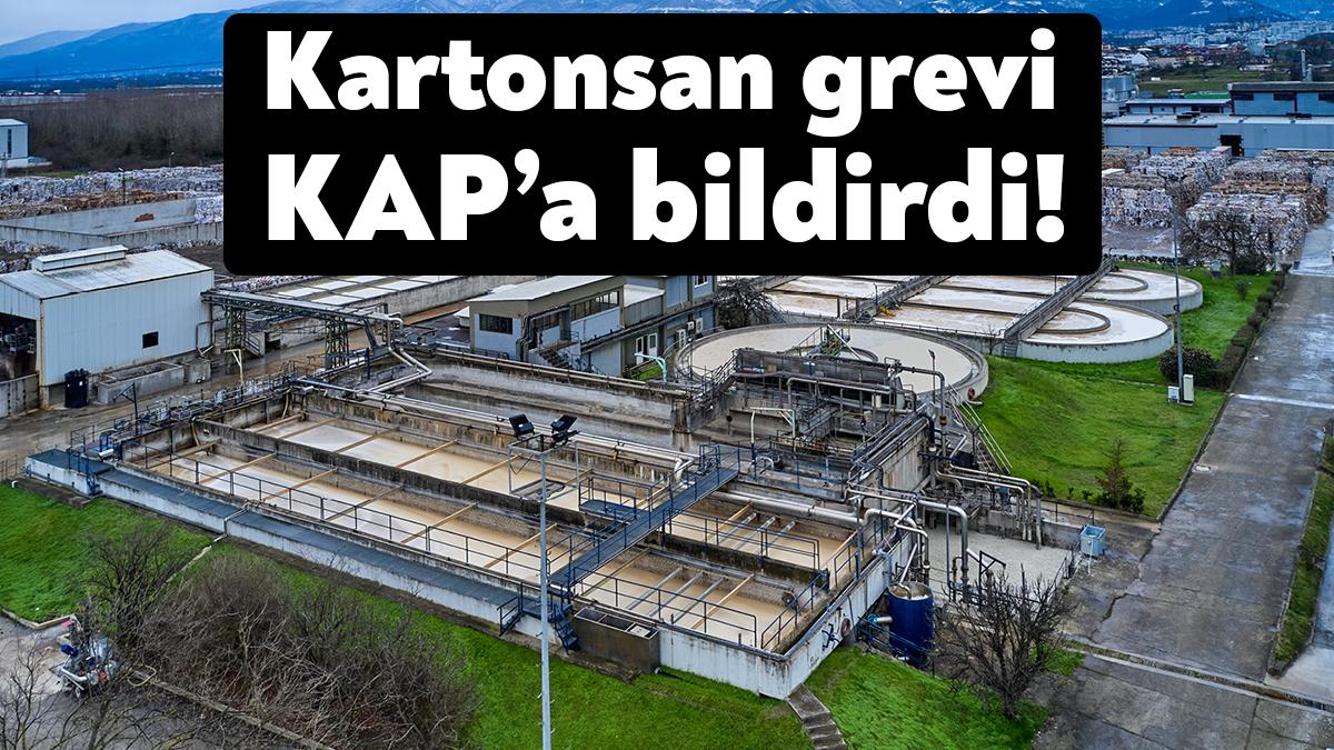 Selülöz İş Sendikası’nın örgütlü olduğu Kartonsan’da şirket tarafından grev KAP’a