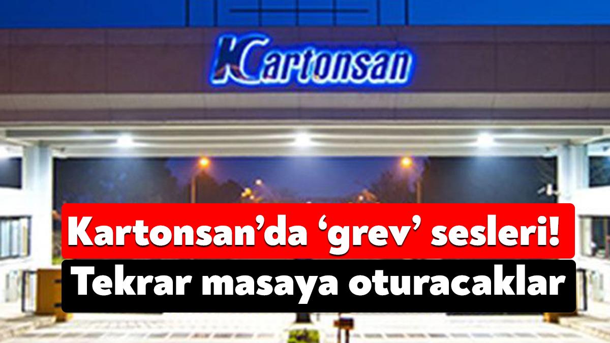 Kartonsan’da toplu iş sözleşmesi görüşmelerinde anlaşma sağlanamaması üzerine Selüloz-İş Sendikası