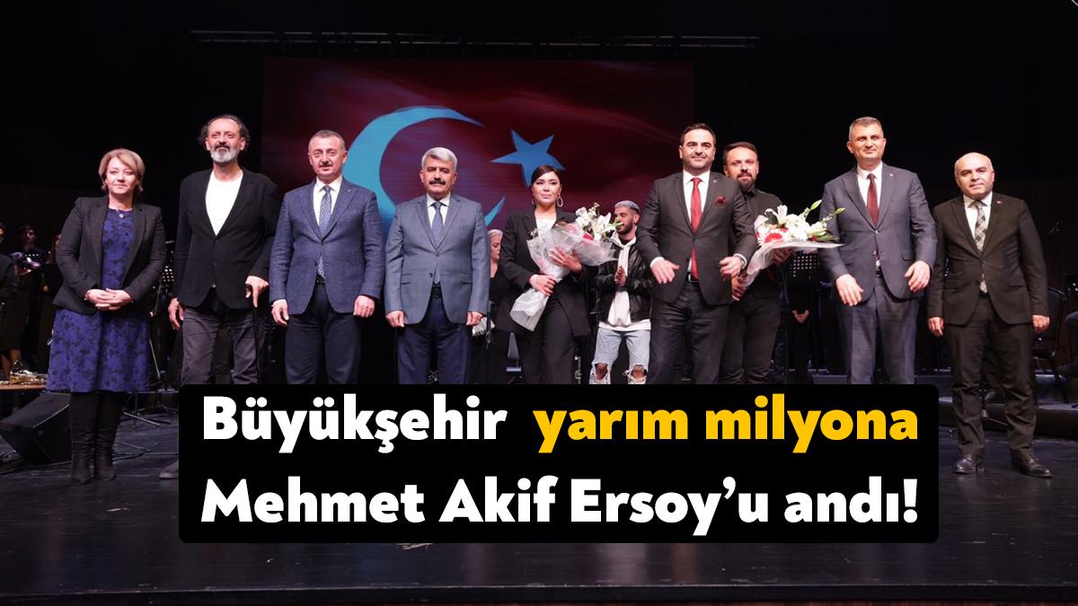 Kocaeli Büyükşehir Belediyesi tarafından geçtiğimiz gün düzenlenen Mehmet Akif Ersoy