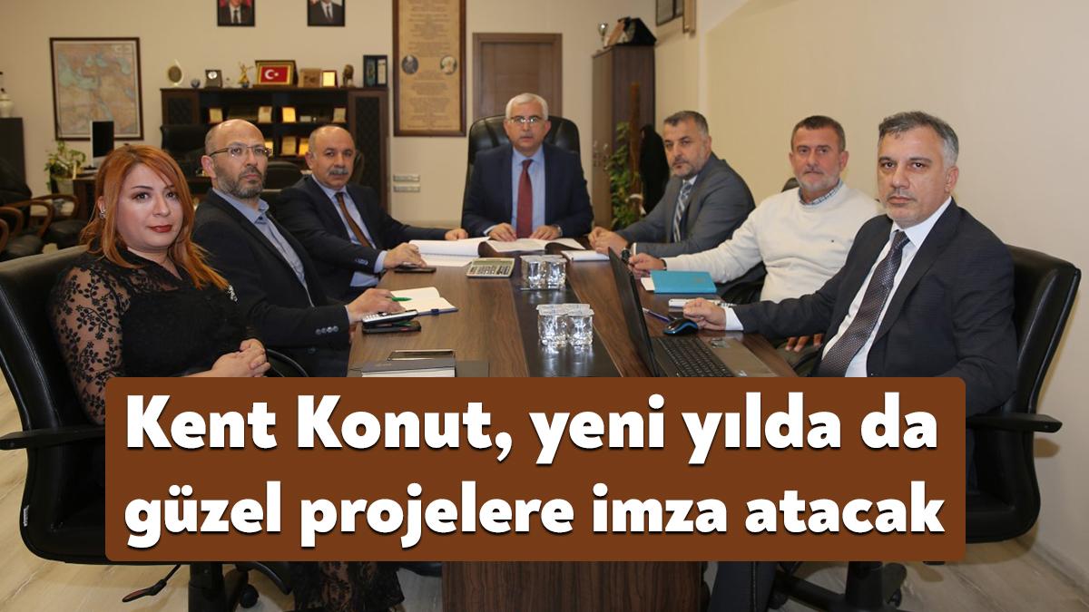 Kent Konut’un 2023 yılı mali bütçe toplantısına katılan Genel Sekreter