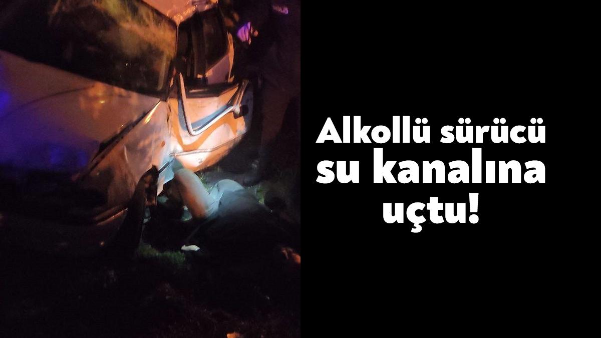 Kocaeli’de alkollü sürücünün direksiyon hakimiyetini kaybettiği otomobil takla attıktan sonra