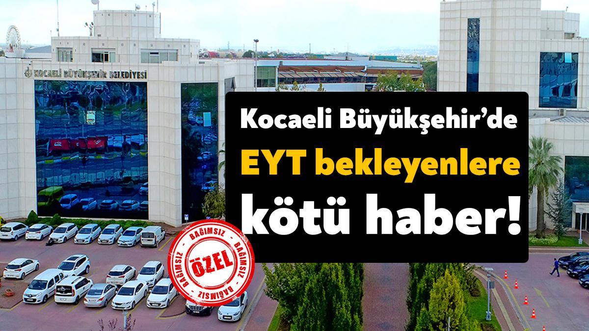 Kocaeli Büyükşehir Belediyesi promosyonunda banka ile yapılan protokol kapsamında EYT