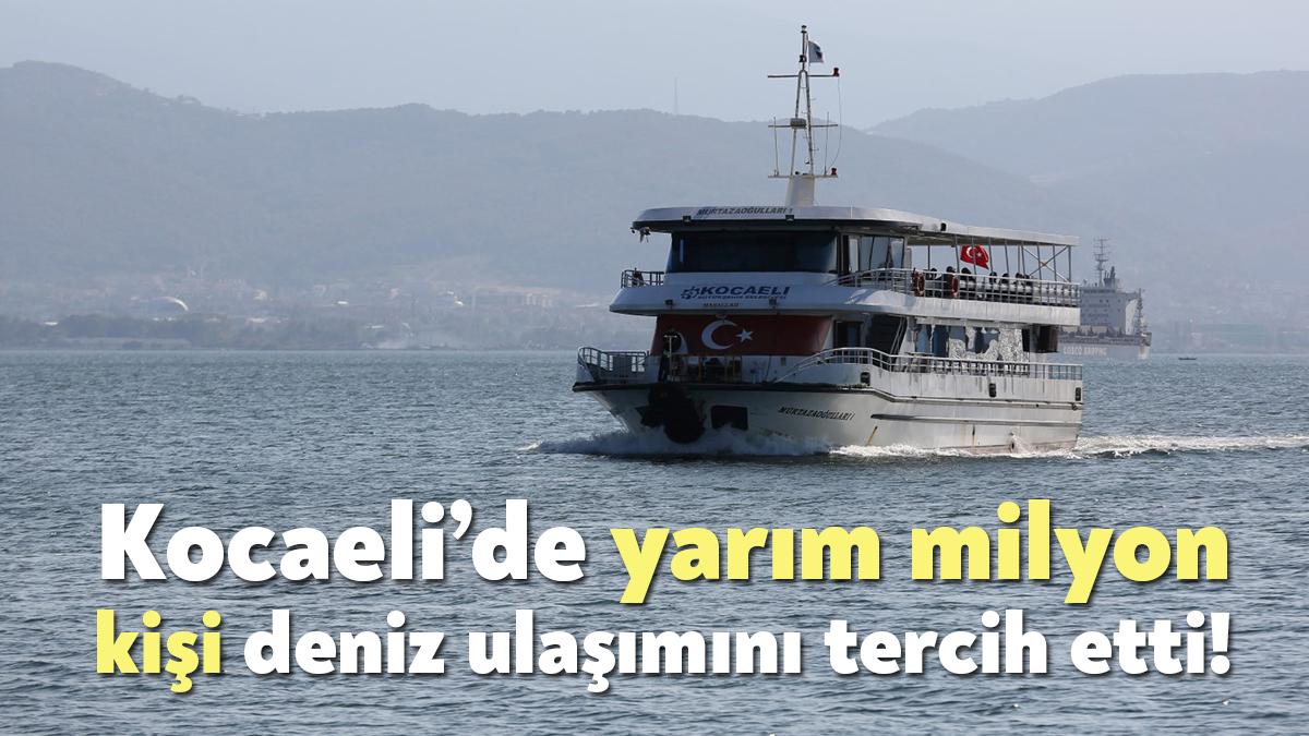 Kocaeli Büyükşehir Belediyesi kara ulaşımına alternatif model olarak İzmit Körfezi’nde