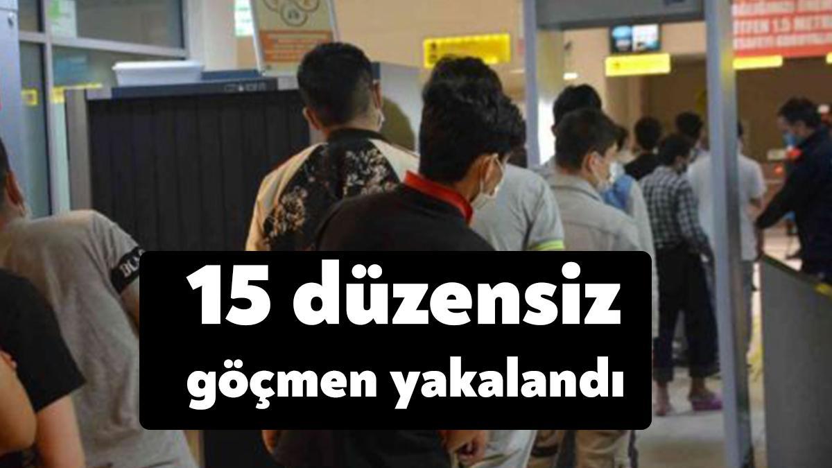 Kocaeli Valiliği bölge iller ve Kocaeli’de yakalanan 21 düzensiz göçmenin