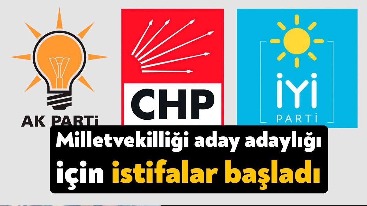 Kocaeli siyasetinde milletvekili aday adaylığı için istifalar dün itibariyle başladı.