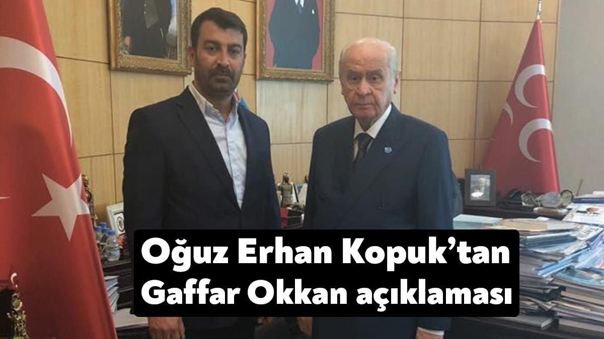 MHP Kocaeli İl Yöneticisi Oğuz Erhan Kopuk, sosyal medya hesabı