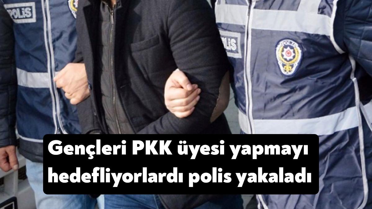 Kocaeli'de gençleri örgüte üye yapmak için çalışmalar yürüttüğü tespit edilen