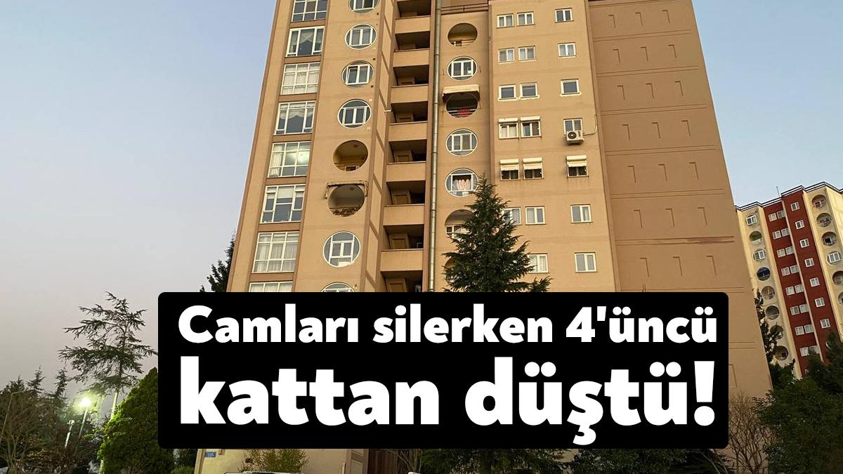 Kocaeli'de 31 yaşındaki bir kadın, camları silerken dengesini kaybederek 4.