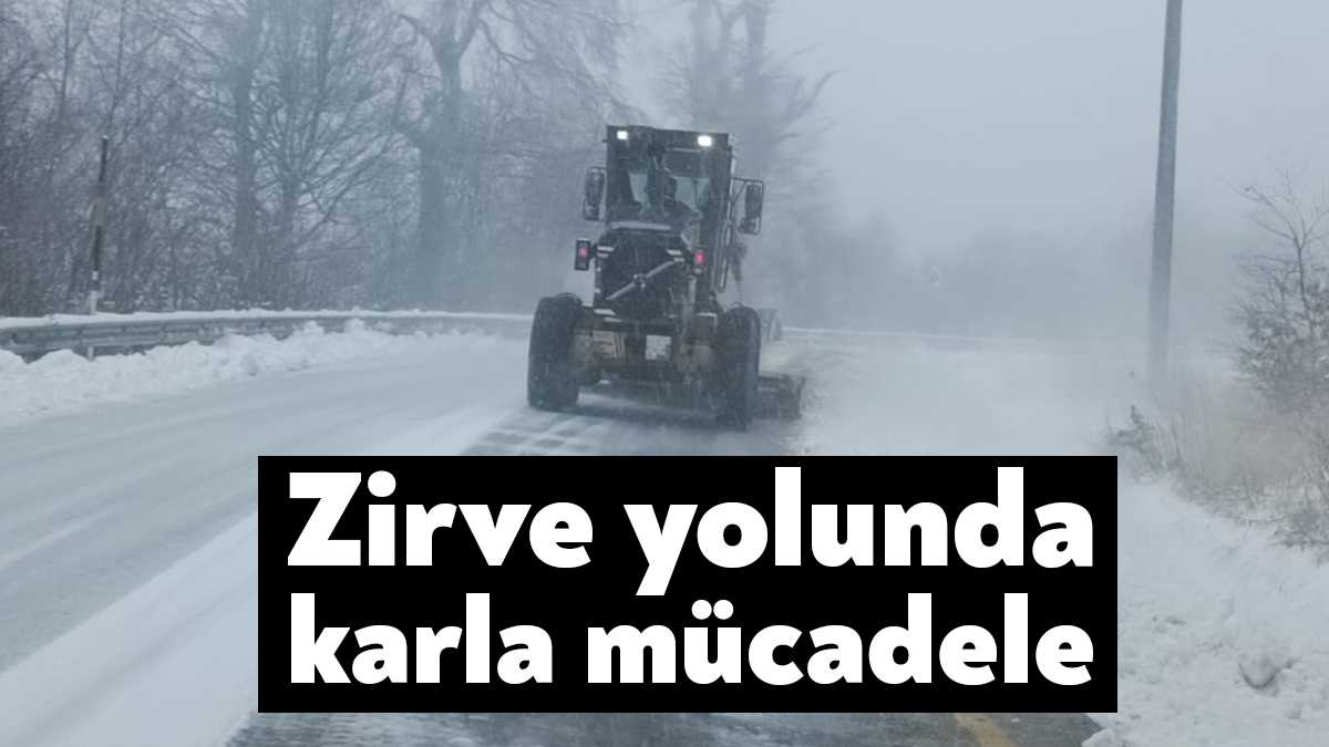 Kocaeli Büyükşehir Belediyesi Karla Mücadele Ekipleri, Kartepe’de etkisini gösteren yılın