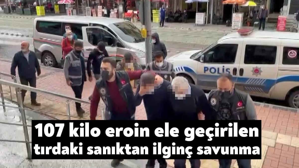 Hakkari’den İstanbul’a 107 kilo uyuşturucu sevkiyatı yaptıkları esnada Kocaeli Narkotik