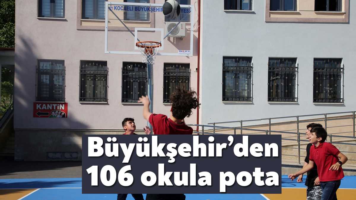Potasız Okul Kalmasın Projesi kapsamında 2022 yılında 106 okula basketbol