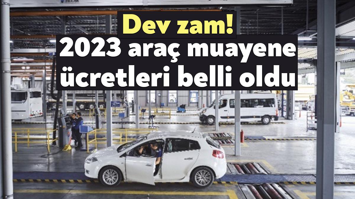 Tüm araçlarda yapılması zorunlu olan araç muayenesi fiyatları yeni yılla