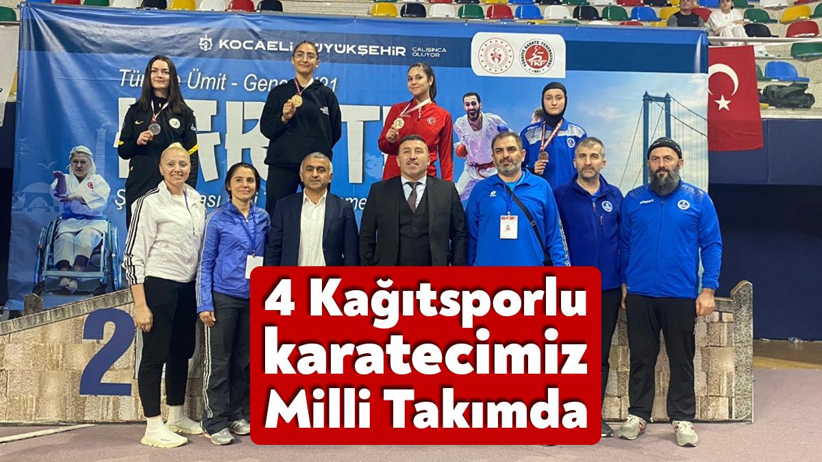 Kağıtsporlu karateciler Kocaeli’nde fırtına gibi esti. Kocaeli Büyükşehir Belediyesi ev