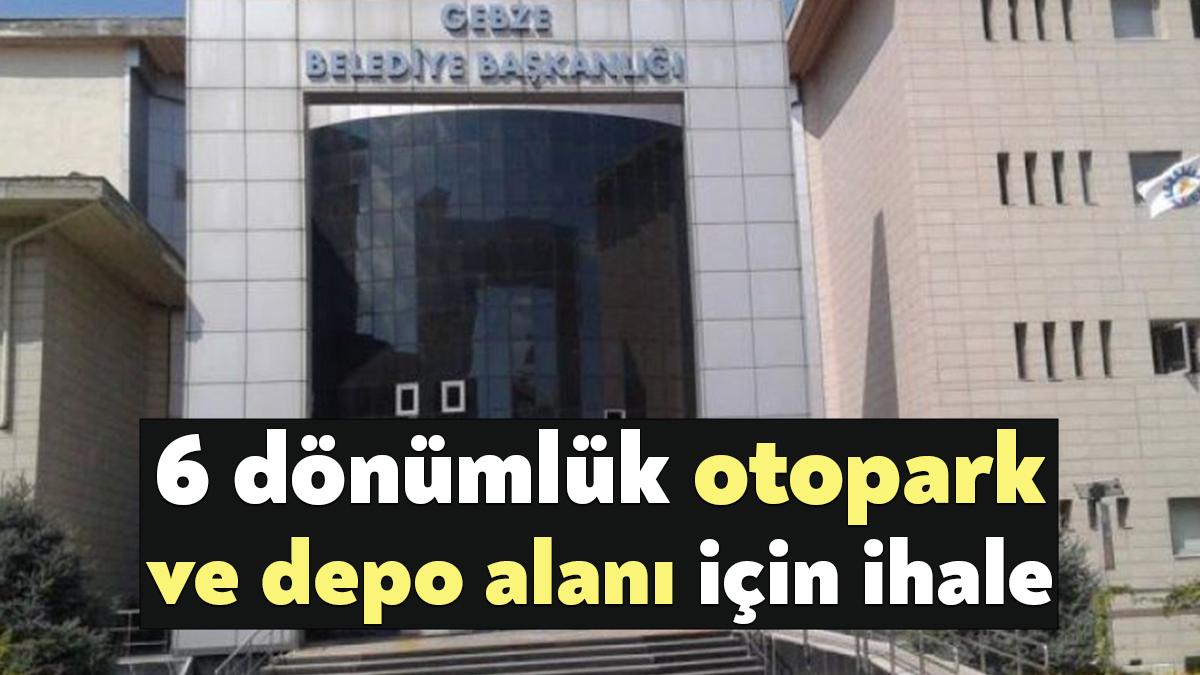Gebze Belediyesine ait Muallimköy Mahallesi’nde bulunan yaklaşık 5 bin 880.41
