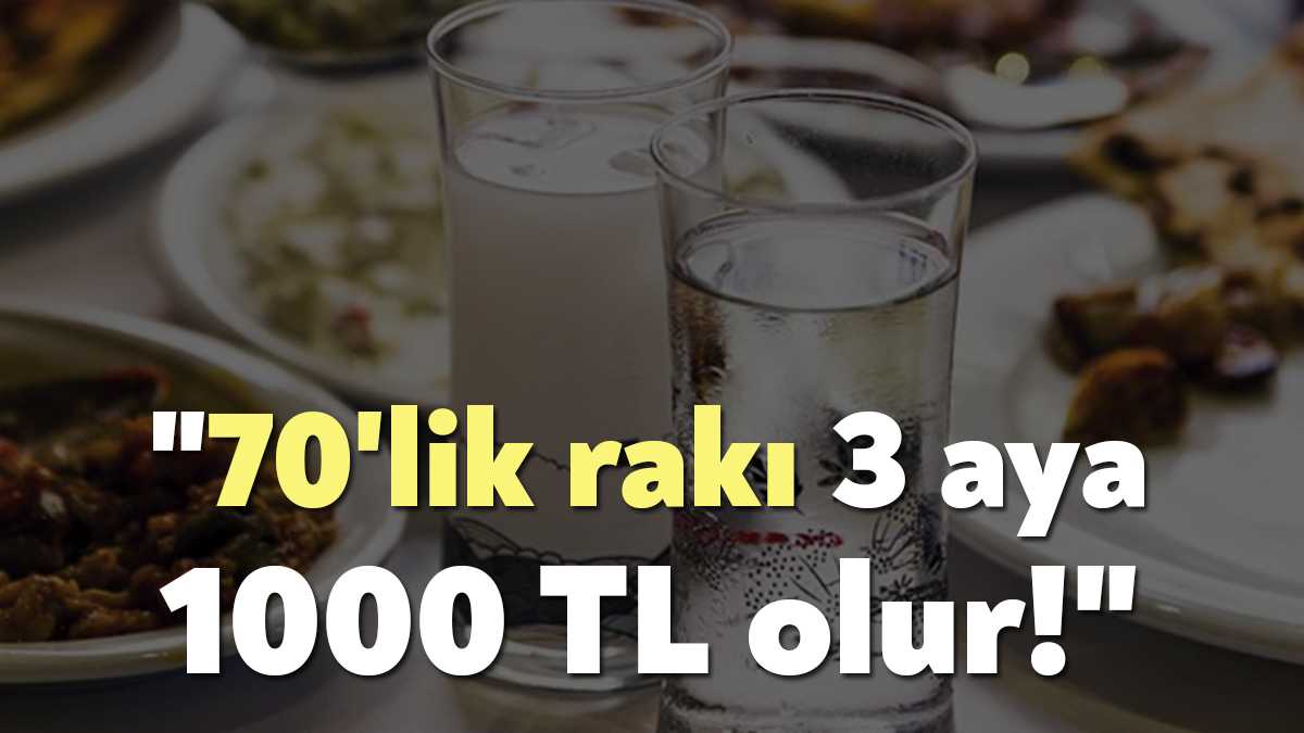 Türkiye Tekel Bayileri Platformu Başkanı Özgür Aybaş, içkilerdeki vergilendirmeyi eleştirerek,