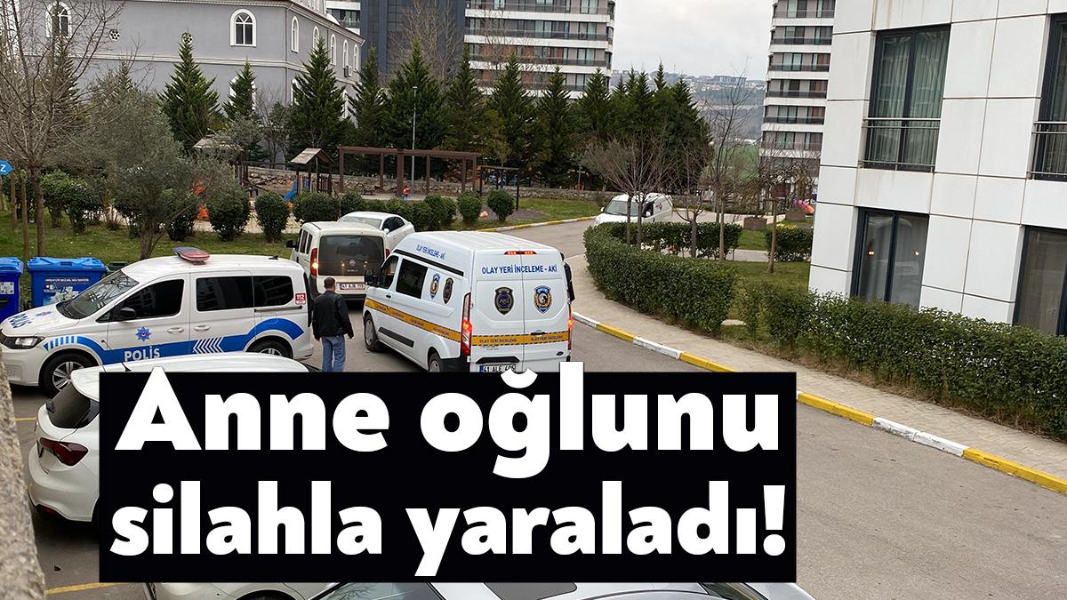 Kocaeli’de oğluyla tartışan anne korkutmak için tabancanın ateşlenmesiyle oğlunun sağ