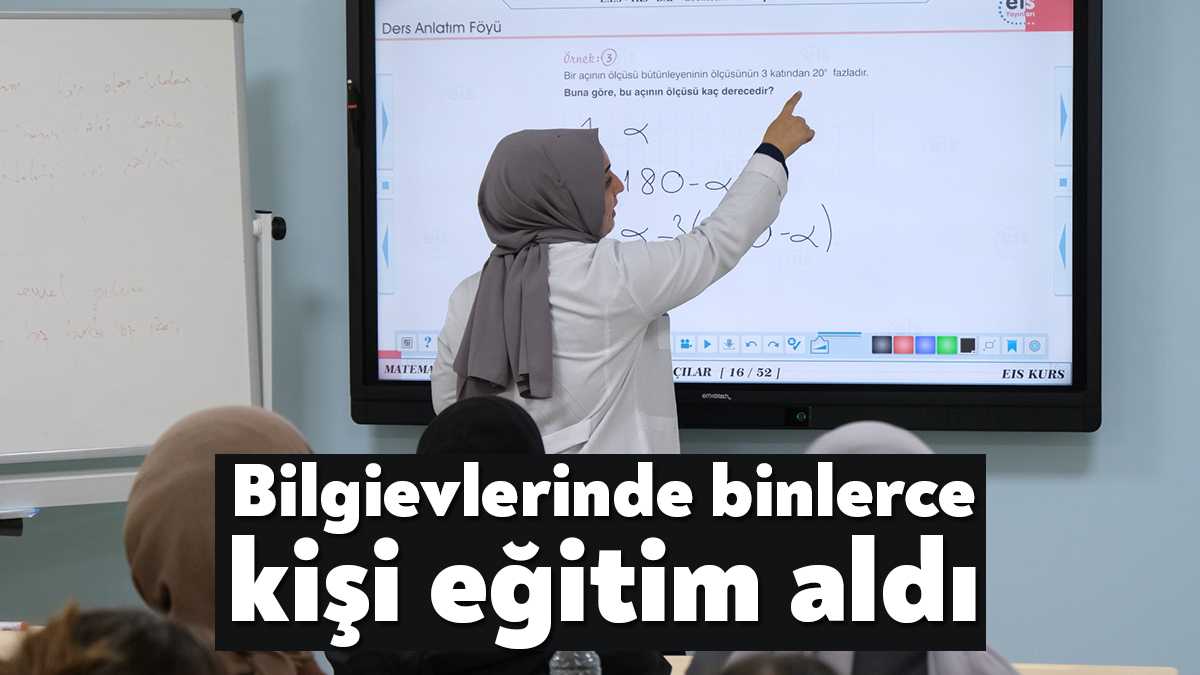 Kocaeli Büyükşehir’in Bilgievleri’nden 2022 yılında toplam 22 bin 400 öğrenci