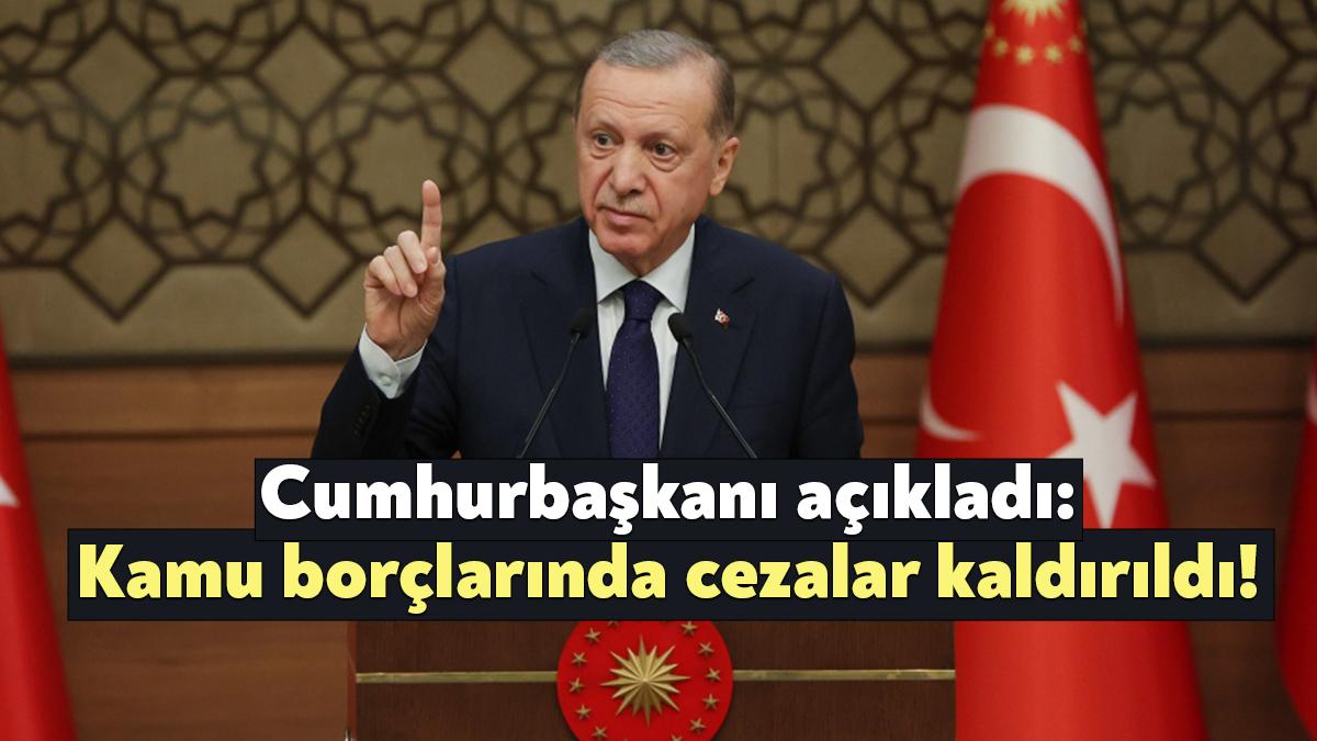 Cumhurbaşkanı Erdoğan, kabine toplantısının ardından yaptığı açıklamada "Vergi daireleri, gümrük