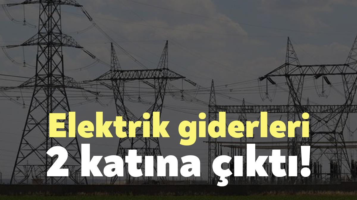Elektriğe gelen yüklü zamlar, kamu kurumlarının elektrik giderlerine de yansıdı.
