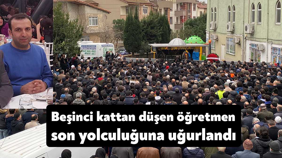 Kocaeli’nin Körfez ilçesinde beşinci kattaki evinin balkonundan zemindeki boş havuza