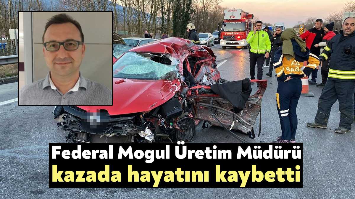 Anadolu Otoyolu Sakarya geçişinde kontrolden çıkarak bariyerleri aşan ve karşı