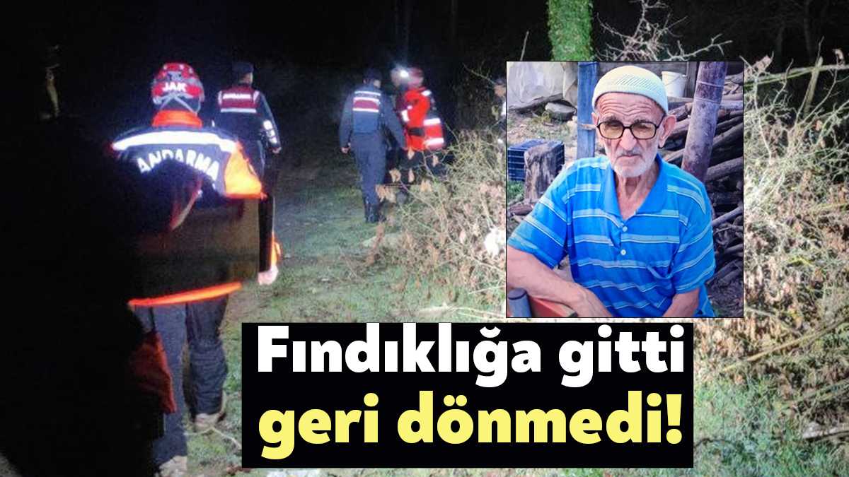 Kocaeli’nin Kandıra ilçesinde her gün gittiği fındıklığına gitmek üzere yola