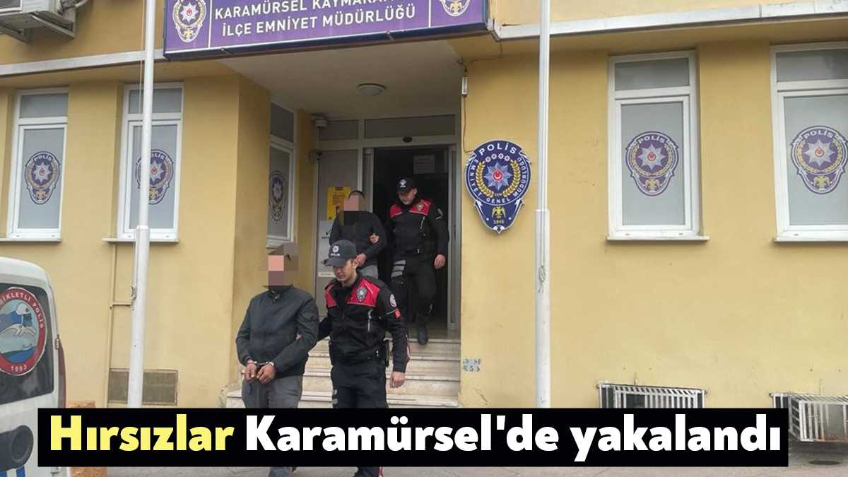 Kocaeli'nin Karamürsel ilçesinde aranan 2 şüpheli polis ekipleri tarafından
