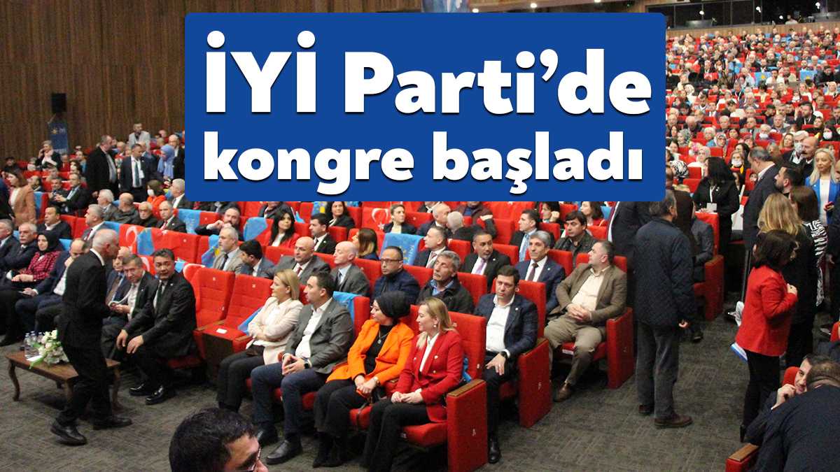 İYİ Parti Kocaeli 3. Olağan İl Kongresi başladı.