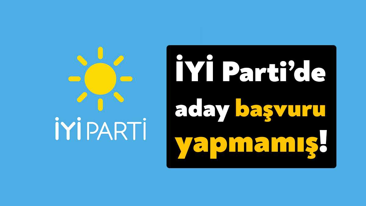 İYİ Parti Kocaeli İl Başkan Adayı Ayhan Çubuklu’nun başvuru yapmaması