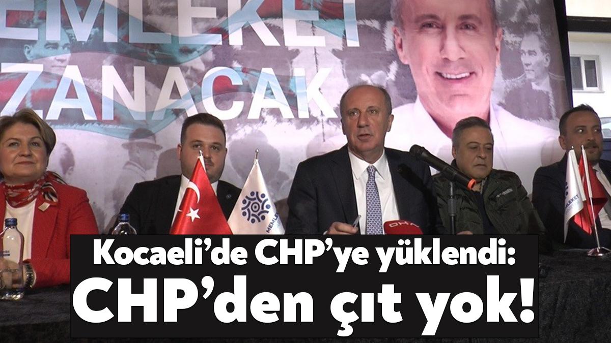 Muharrem İnce bugün bir dizi için Kocaeli’ye geldi. İnce yaptığı