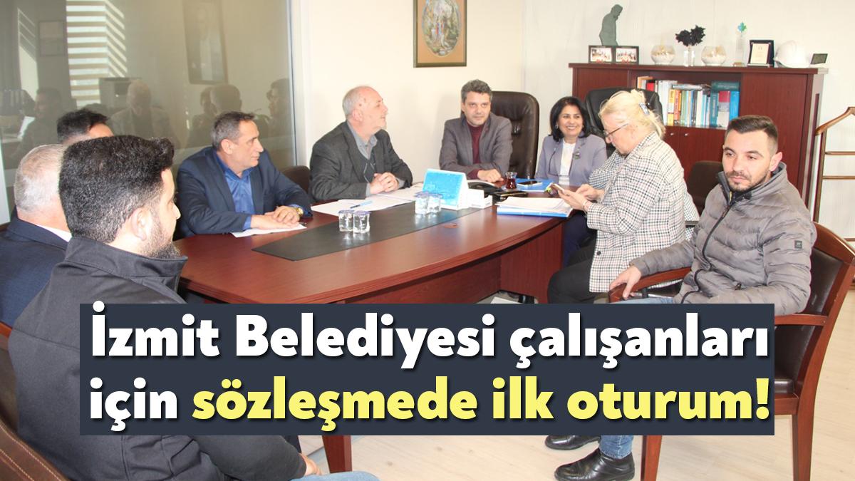 İzmit Belediyesi’nde çalışan işçiler için toplu sözleşme süreci bugün itibariyle
