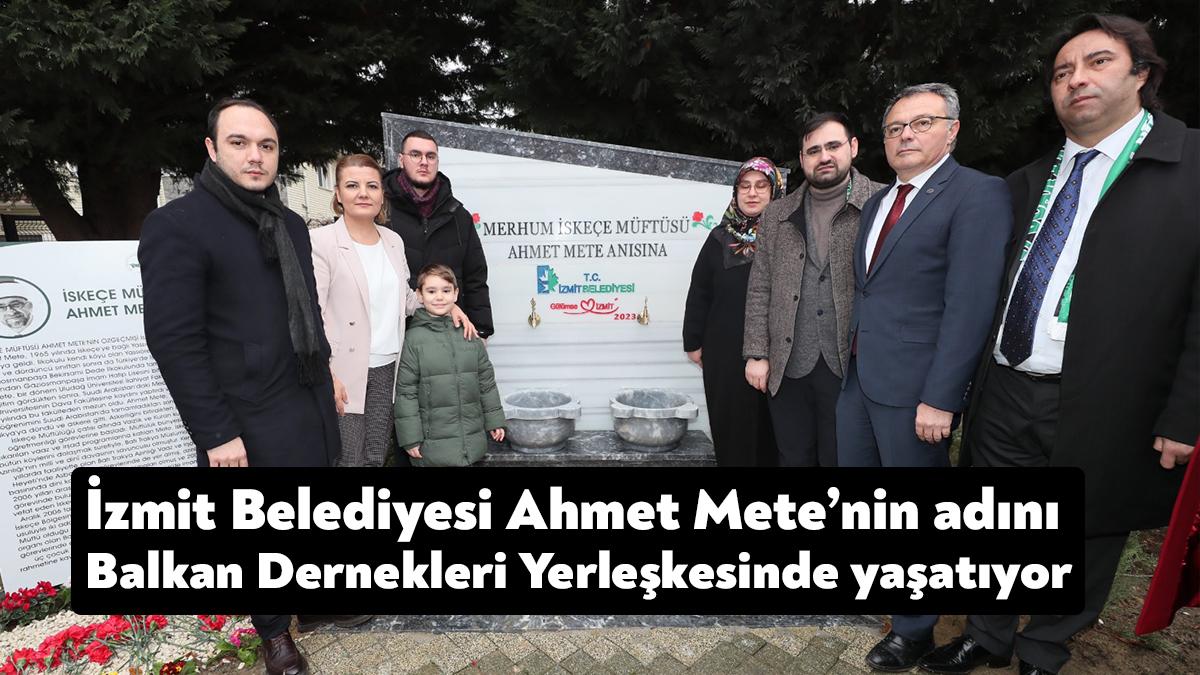 İzmit Belediyesi 2022’nin temmuz ayında hayatını kaybeden, Batı Trakya’nın dava