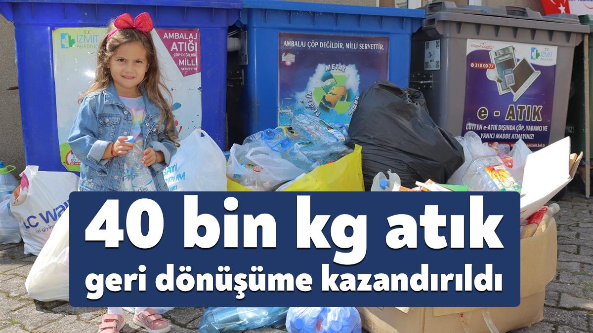 İzmit Belediyesinin çocukları geri dönüşüme teşvik etmek amacıyla 2022 yılında