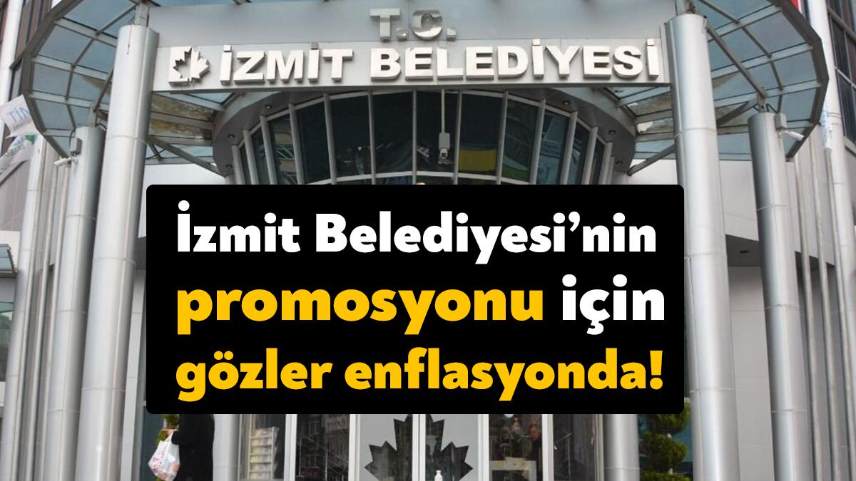 İzmit Belediyesi’nde düşük teklif nedeniyle iptal edilen promosyon anlaşması için