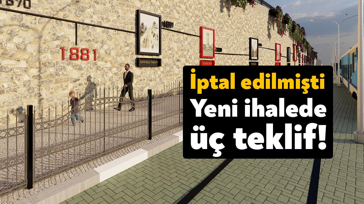 İzmit Belediyesi Kemalpaşa Mahallesi 219 Ada Tarihi İstinat Duvarı Maketlerin