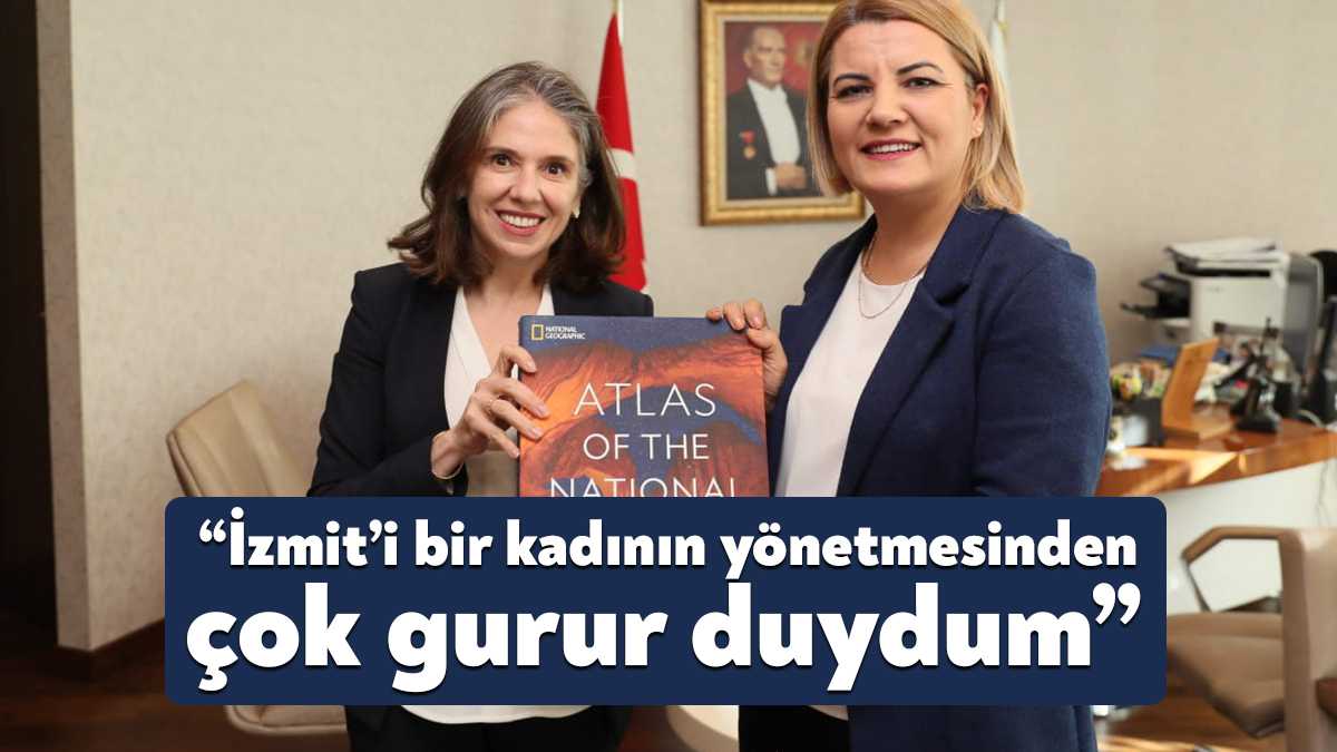 İzmit Belediye Başkanı Fatma Kaplan Hürriyet, ABD İstanbul Başkonsolosu Julie