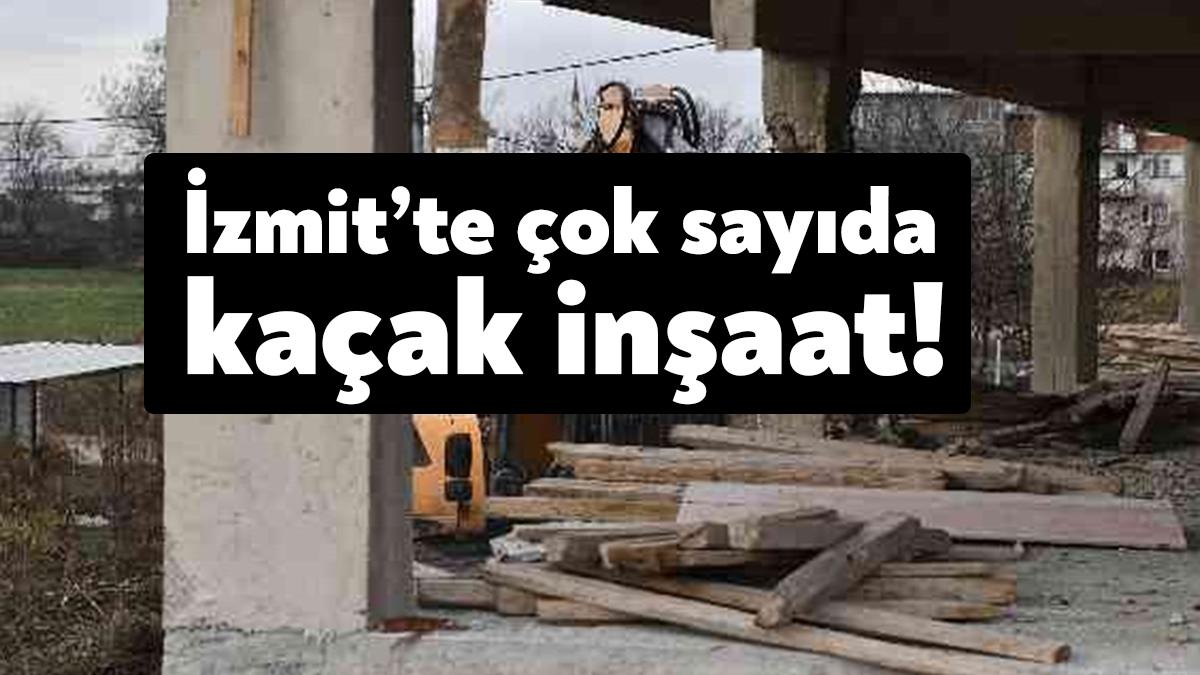 İzmit Belediyesi encümen toplantısında ilçede yapılan kaçak inşaatlar gündeme geldi.