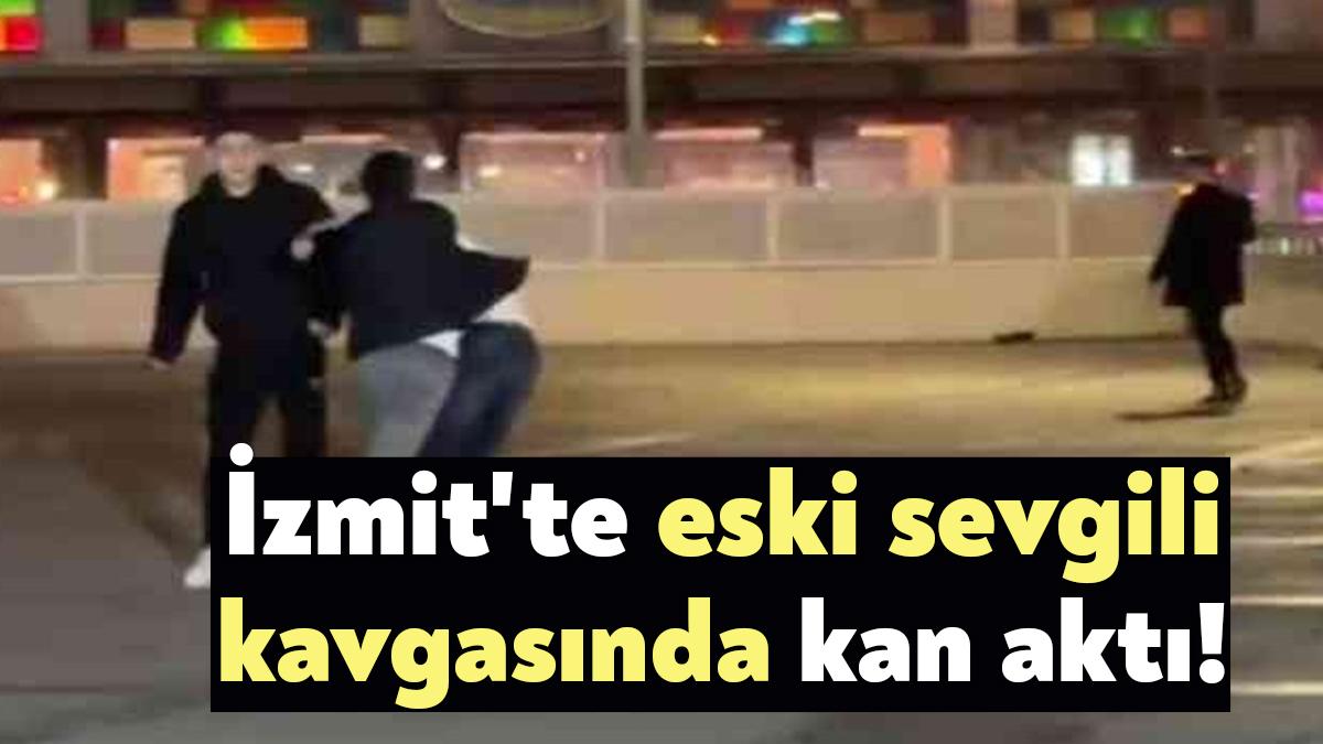 Kocaeli'nin İzmit ilçesinde karşı karşıya gelen grup tekme tokat birbirine