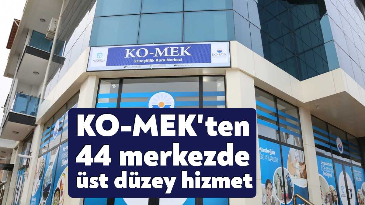 Oluşan yoğun talebe cevap veren KO-MEK, Uzunçiftlik kurs merkezini açtı.