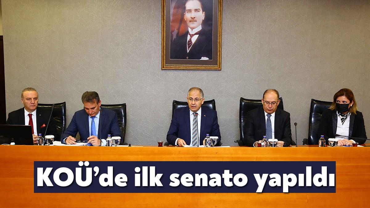 Kocaeli Üniversitesi Senato Toplantısı, Rektör Prof. Dr. Nuh Zafer Cantürk