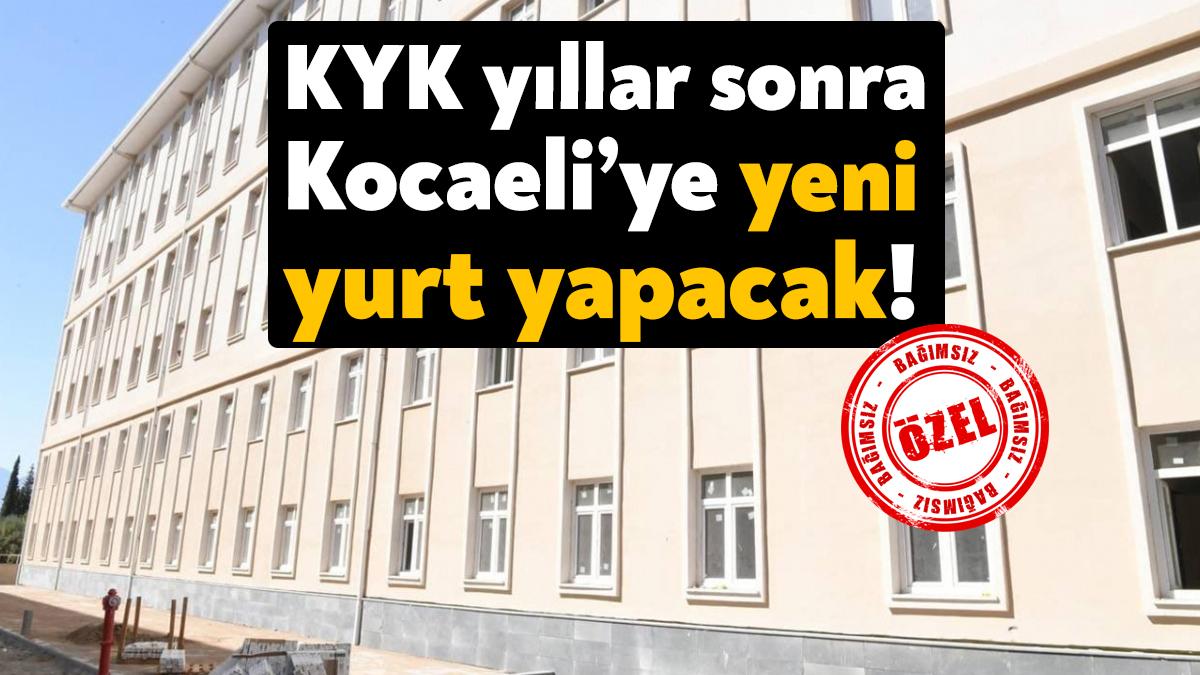 KYK, KOÜ Körfez Yerleşkesi’nin yakınında bulunan, daha önce katlı otopark