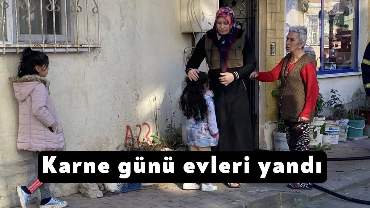 Kocaeli'nin Derince ilçesinde yabancı uyruklu ailenin evinde elektrik sobasından dolayı