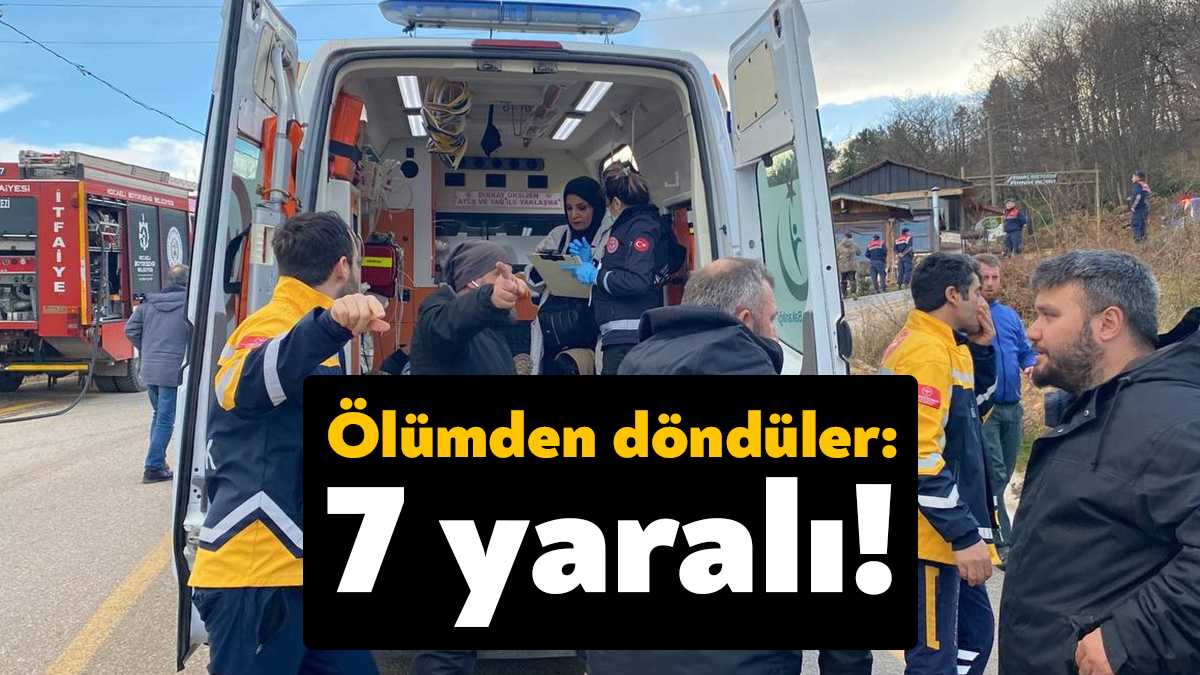 Kocaeli’ye geziye gelen 12 kişinin içerisinde bulunduğu minibüs sürücüsünün kontrolünden
