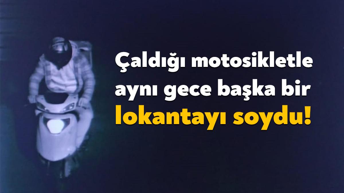 Kocaeli’nin Körfez ilçesinde bir şüpheli iş yerinden para ve motosiklet