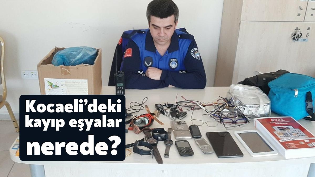 Büyükşehir’e ait ortak alanda unutulan eşyalar Zabıta Dairesi Başkanlığı’nda muhafaza