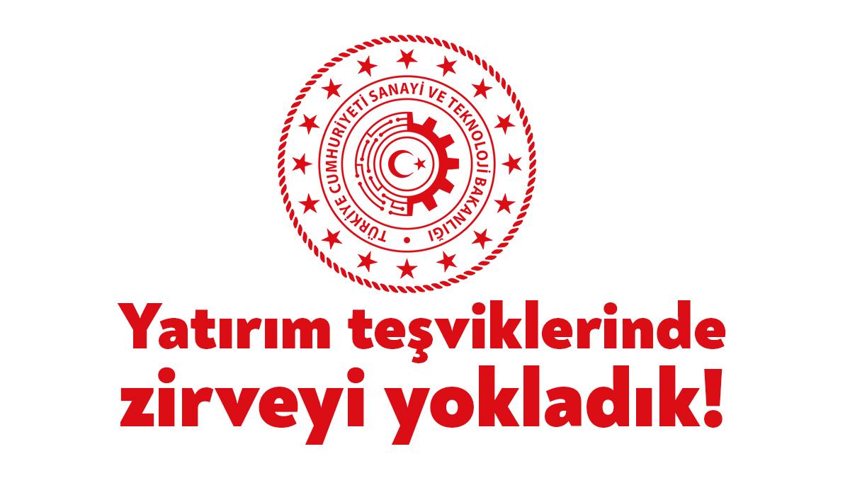Sanayi ve Teknoloji Bakanlığı Aralık ayı yatırım teşvik belgesi listesinde