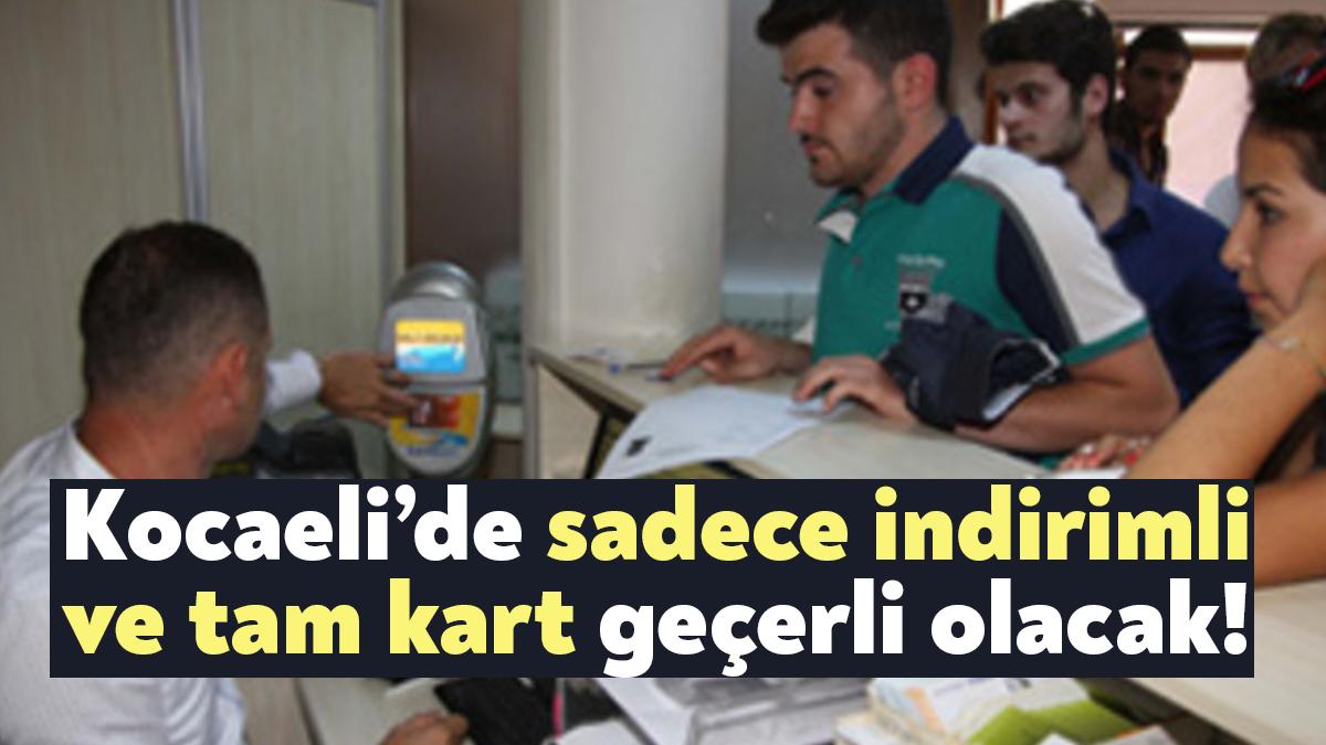 Bugün gerçekleştirilen UKOME toplantısında Kocaeli’de ikili tarifeye geçilmesine karar verildi.