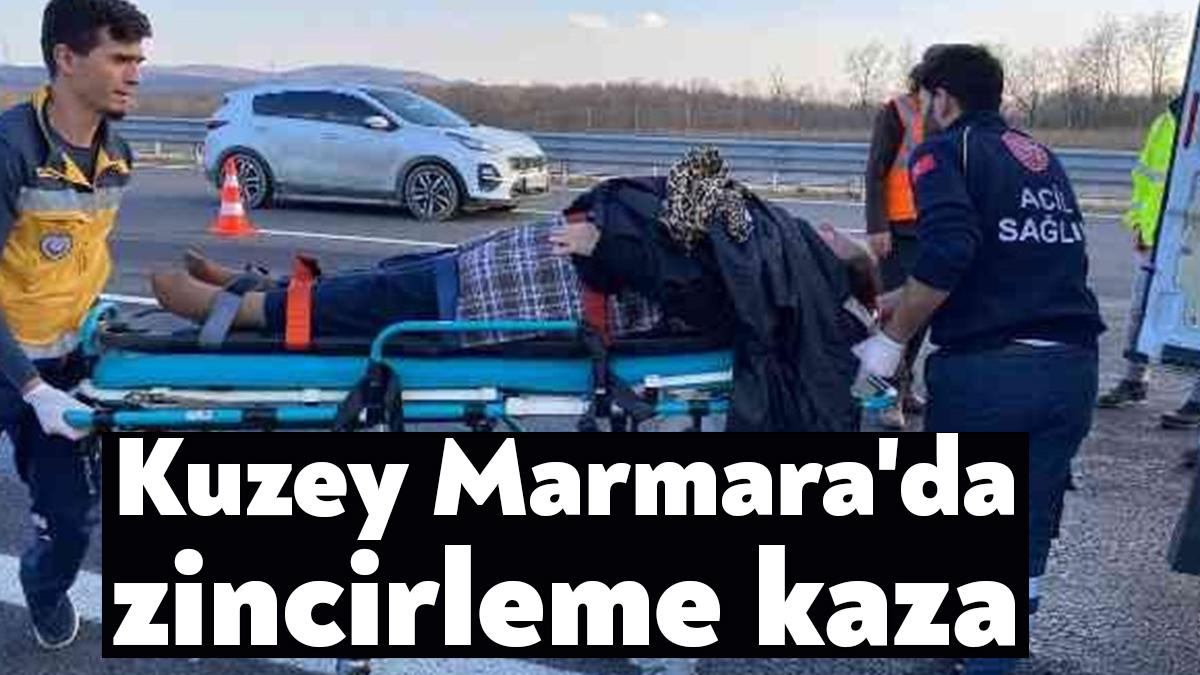 Kuzey Marmara Otoyolu Kocaeli geçişinde tır, otomobil ve hafif ticari